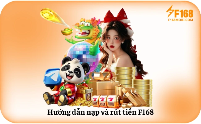 Hướng dẫn nạp tiền và rút tiền tại F168 — ngân hàng và ví điện tử
